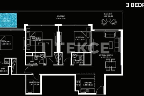Apartment in Jumeirah Lake Towers, Dubai 1 bedroom, 76 sq.m. № 9581 - photo 19