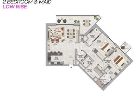 Apartment in Dubai Land, Dubai 3 bedrooms, 194 sq.m. № 115835 - photo 24