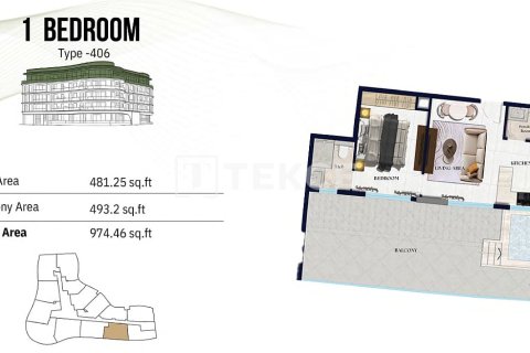 Apartamento en Jumeirah Village Circle, Dubai, 2 dormitorios, 96 m², № 94481 - foto 22