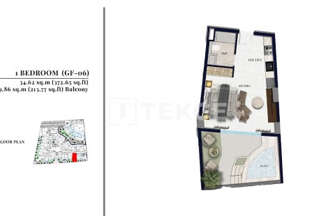 Apartamento en Jumeirah Village Circle, Dubai, 2 dormitorios, 96 m², № 94481 - foto 21