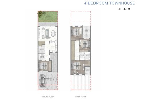 Adosado en Damac Lagoons, Dubai, 4 dormitorios, 211 m², № 103669 - foto 3