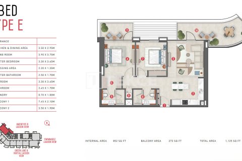 Apartment in Meydan, Dubai 2 bedrooms, 88 sq.m. № 105651 - photo 11