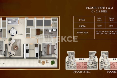 Appartement à Dubai, 3 chambres, 166 m², № 105653 - photo 7