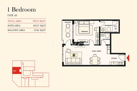 Appartement à Al Satwa, Dubai, 1 chambre, 67 m², № 99650 - photo 30