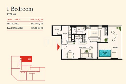Appartement à Al Satwa, Dubai, 1 chambre, 67 m², № 99650 - photo 29