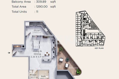 Apartamento en Dubai Land, Dubai, 1 dormitorio, 64 m², № 115343 - foto 16