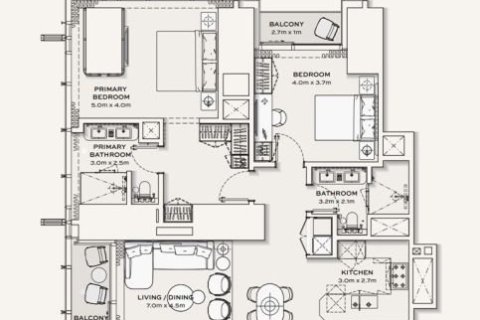 Apartamento en Al Satwa, Dubai, 1 dormitorio, 90 m², № 103569 - foto 19