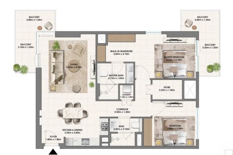 Apartamento en Dubai Hills Estate, Dubai, 1 dormitorio, 77 m², № 103575 - foto 12