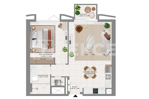 Apartamento en Dubai Hills Estate, Dubai, 1 dormitorio, 65 m², № 123699 - foto 7
