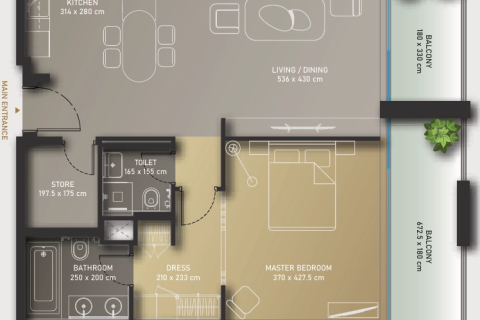 Apartment in Dubai 1 bedroom, 105 sq.m. № 22768 - photo 20