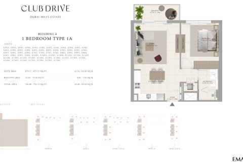 Appartement à Dubai Hills Estate, Dubai, 1 chambre, 68 m², № 103709 - photo 4