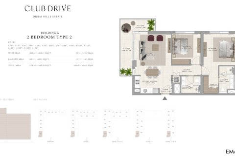 Appartement à Dubai Hills Estate, Dubai, 1 chambre, 68 m², № 103709 - photo 3