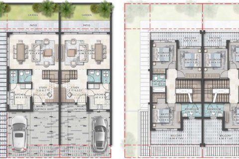 Adosado en DAMAC Hills (Akoya by DAMAC), Dubai, 4 dormitorios, 224 m², № 103713 - foto 6