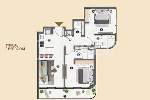 Apartment in Jumeirah Village Triangle, Dubai 1 bedroom, 67 sq.m. № 99697 - photo 28