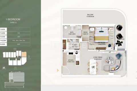 Appartement à Al Satwa, Dubai, 2 chambres, 110 m², № 108845 - photo 28