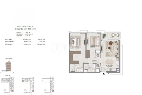 Apartment in Dubai 2 bedrooms, 112 sq.m. № 85212 - photo 25