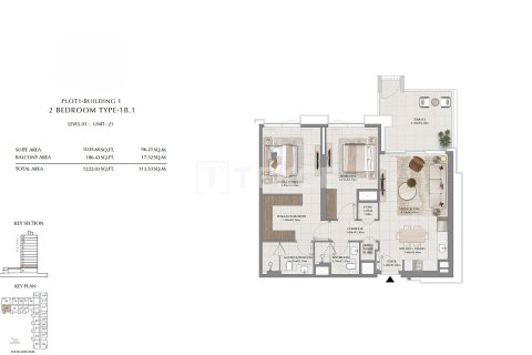 Apartment in Dubai 2 bedrooms, 112 sq.m. № 85212 - photo 26