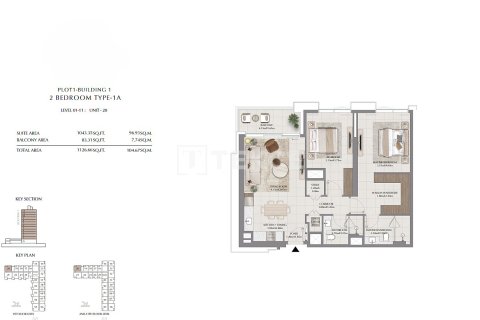 Apartment in Dubai 2 bedrooms, 112 sq.m. № 85212 - photo 24