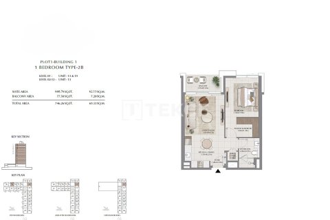 Apartment in Dubai 2 bedrooms, 112 sq.m. № 85212 - photo 19