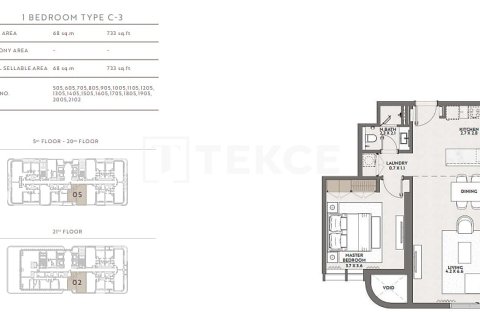 Apartamento en Jumeirah Village Circle, Dubai, 3 dormitorios, 163 m², № 110965 - foto 5