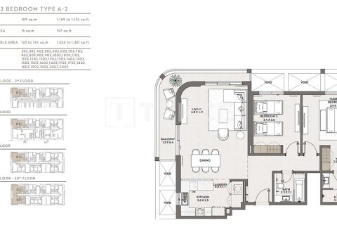 Apartment in Jumeirah Village Circle, Dubai 2 bedrooms, 123 sq.m. № 110964 - photo 3