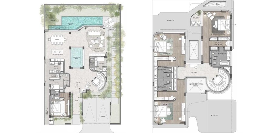 Villa in WADI VILLAS in Meydan, Dubai 4 bedrooms, 608.55 sq.m. № 31225