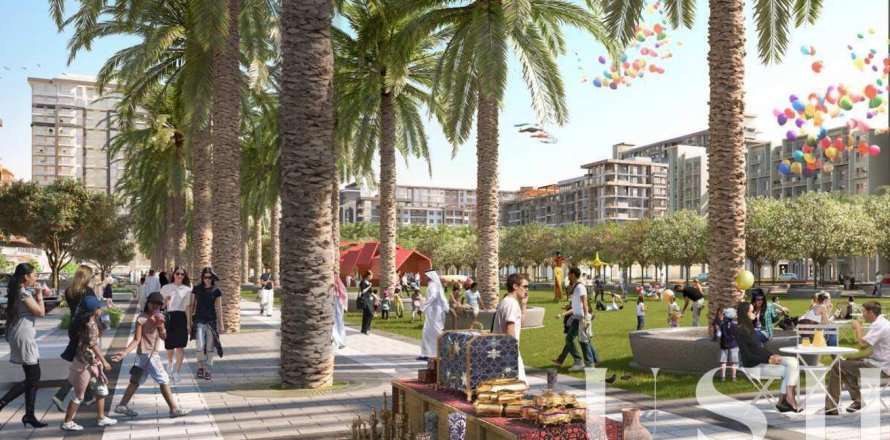 Appartement à Town Square, Dubai, 1 chambre, 64 m², № 39324