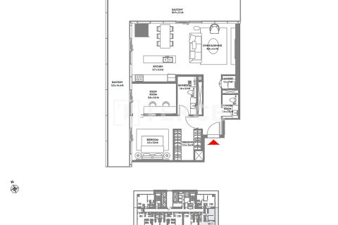 شقة في Dubai Harbour, دبي 5 غرف نوم , 754 م² رقم 99798 - صورة 21