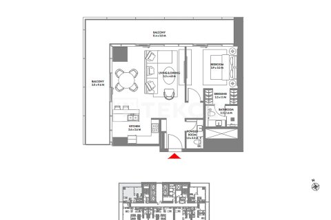شقة في Dubai Harbour, دبي 5 غرف نوم , 754 م² رقم 99798 - صورة 18