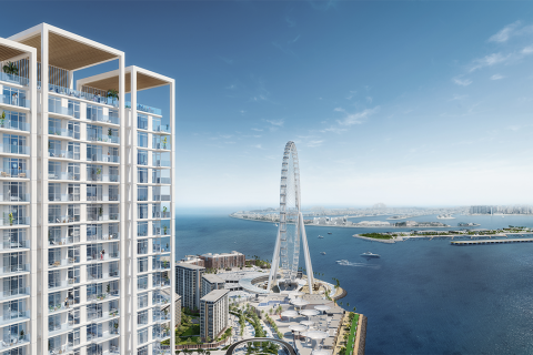 Квартира в Bluewaters, Дубай, 1 спальня, 91.23м², № 3469