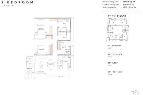 Apartamento en Jumeirah Lake Towers, Dubai, 3 dormitorios, 239 m², № 44424 - foto 17