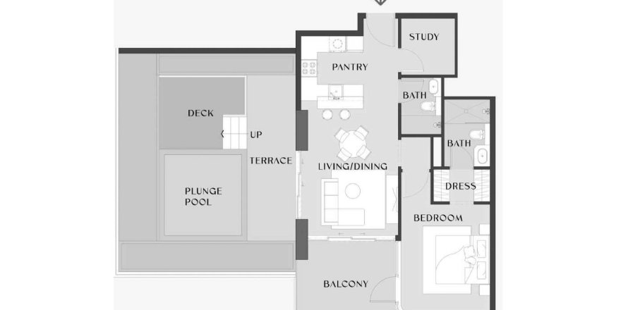 شقة في Chelsea Gardens في السطوه, دبي 1غرف نوم, 129.79 م² رقم 31436