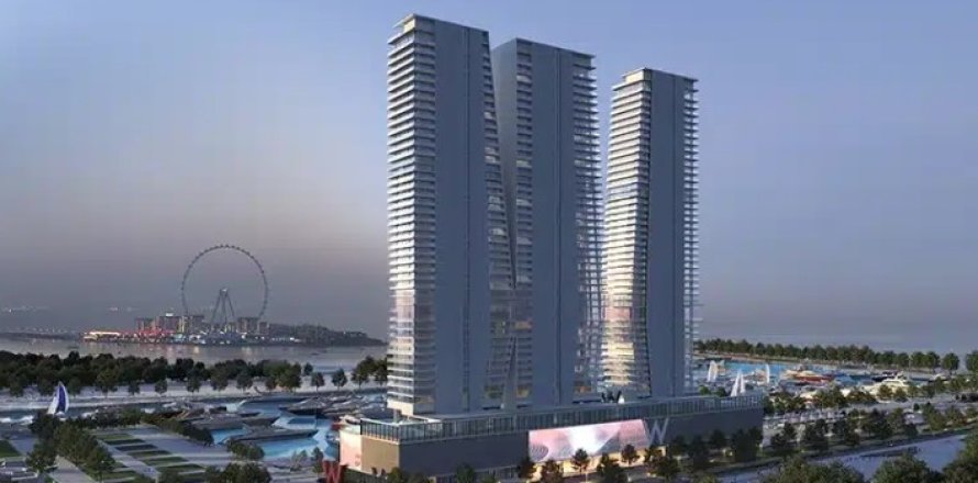Квартира в W Residences Dubai Harbour в Dubai Harbour, Дубай, 1 спальня, 106м², № 39907