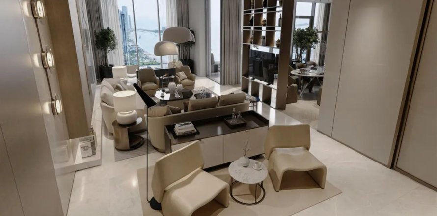 Apartamento en Dubai Harbour, Dubai, 1 dormitorio, 79.3 m², № 69345