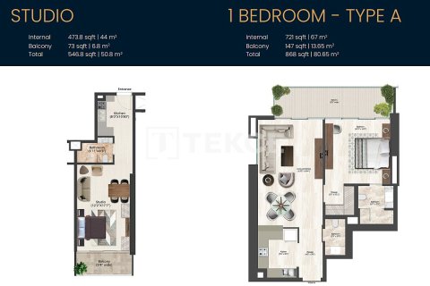 Appartement à Business Bay, Dubai, 1 chambre, 92 m², № 83400 - photo 18