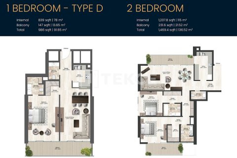 Appartement à Business Bay, Dubai, 1 chambre, 92 m², № 83400 - photo 20