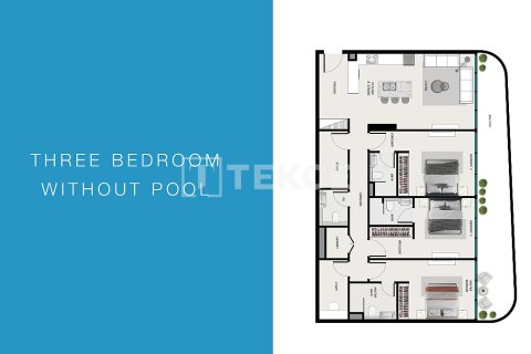Apartamento en Dubai, 3 dormitorios, 167 m², № 83404 - foto 24
