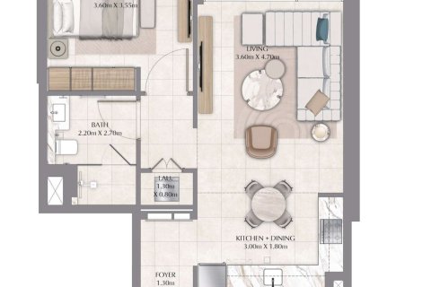 Appartement à Business Bay, Dubai, 1 chambre, 68 m², № 103720 - photo 7