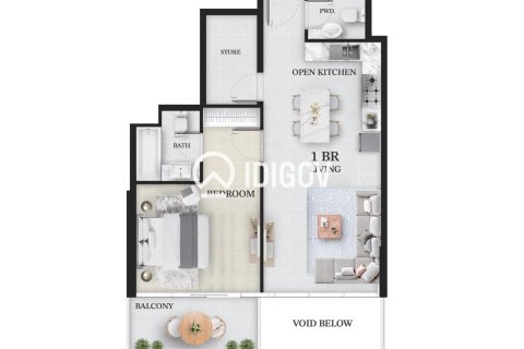 Appartement à Dubai, 1 chambre, 74.32 m², № 120820 - photo 19