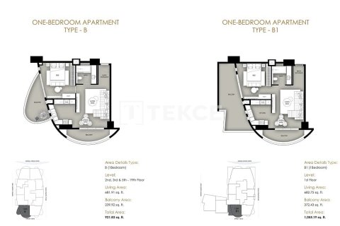 Duplex in Dubai Marina, Dubai 5 bedrooms, 862 sq.m. № 137710 - photo 27