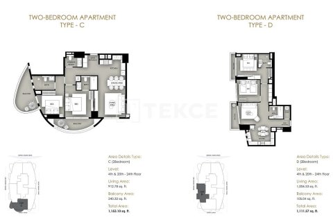 Duplex in Dubai Marina, Dubai 5 bedrooms, 862 sq.m. № 137710 - photo 30