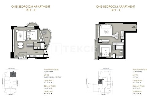 Duplex in Dubai Marina, Dubai 5 bedrooms, 862 sq.m. № 137710 - photo 28
