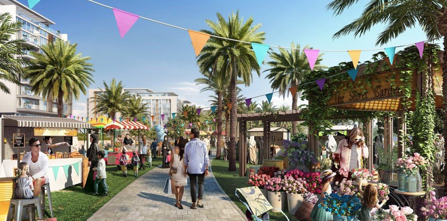 Квартира в Maple at Dubai Hills Estate, Дубай Хилс Эстейт, Дубай, 1 спальня, 69.3995м², № 113966