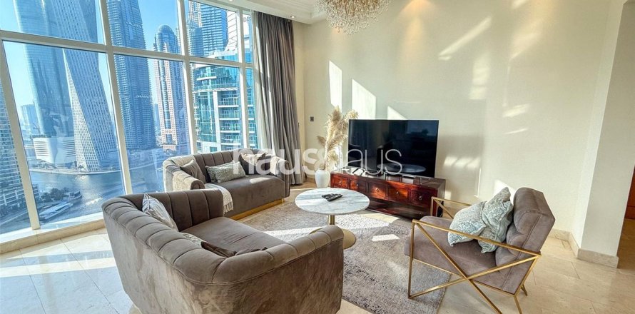 Квартира в Дубай Марине, Дубай, 3 спальни, 214м², № 43542