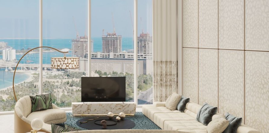 Квартира в Дубай Марине, Дубай, 2 спальни, 125.1м², № 124545