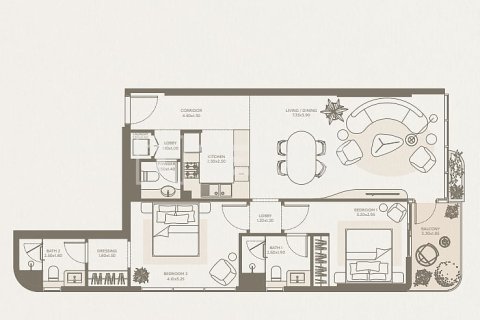 Appartement à Majan, Dubai, 1 chambre, 68 m², № 114916 - photo 21