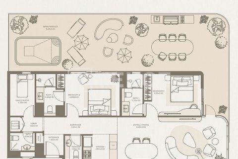 Appartement à Majan, Dubai, 1 chambre, 68 m², № 114916 - photo 24