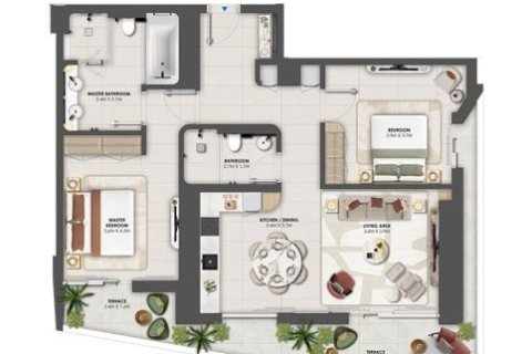 Appartement à Maritime City, Dubai, 1 chambre, 67 m², № 103599 - photo 16
