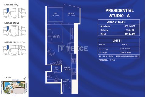 Apartamento en Jumeirah Village Triangle, Dubai, 1 dormitorio, 87 m², № 89135 - foto 23