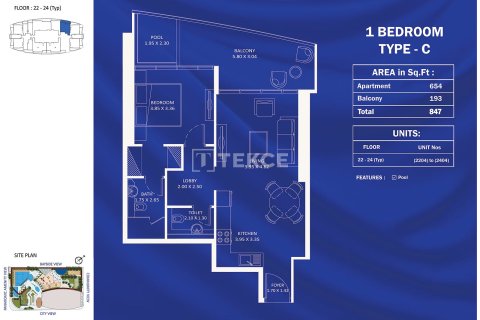 Apartamento en Jumeirah Village Triangle, Dubai, 1 dormitorio, 87 m², № 89135 - foto 27